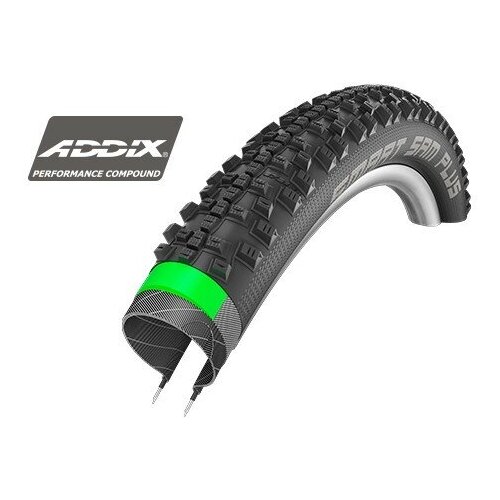 фото Покрышка schwalbe 26x2.25 (57-559) smart sam plus