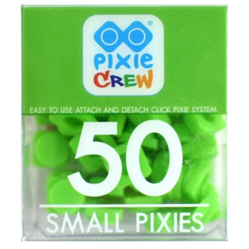 фото Набор силиконовых элементов для создания картинок "pixie crew" (50 штук, зелёный)