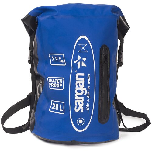 фото Влагозащитный рюкзак sargan pro sup с внешним карманом, 20 литров синий
