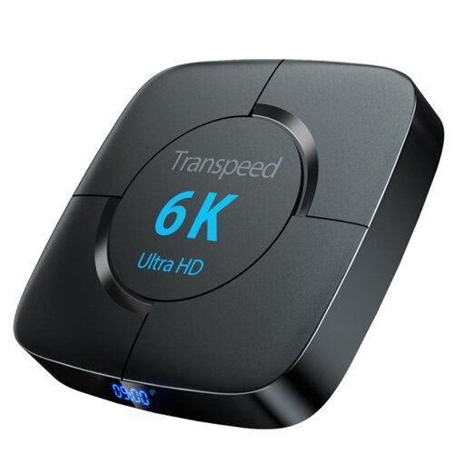 фото Тв-приставка transpeed 6k, черный