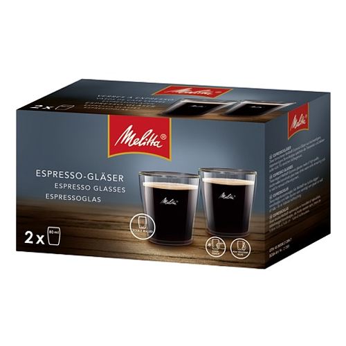 фото Melitta набор чашек эспрессо 2 шт 80 мл прозрачный