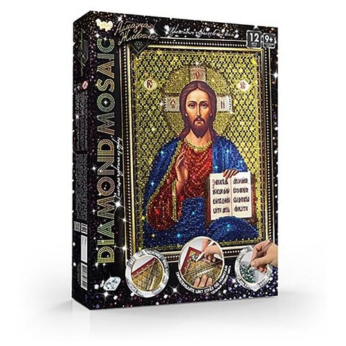 фото Набор креативного творчества «diamond mosaic. иисус христос» малый danko toys