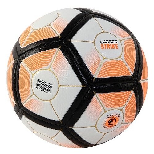 фото Мяч футбольный "larsen. strike orange fb5012"