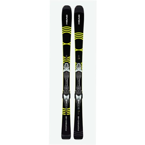 фото Горные лыжи с креплениями head 2022-23 porsche 8 series sf-pr+protector pr 13 gw br.95[p] black-yellow (см:177)