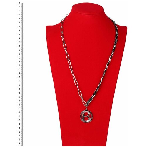 фото Бижу колье-ожерелье, серебрянное с подвеской в, 1 шт sweet home