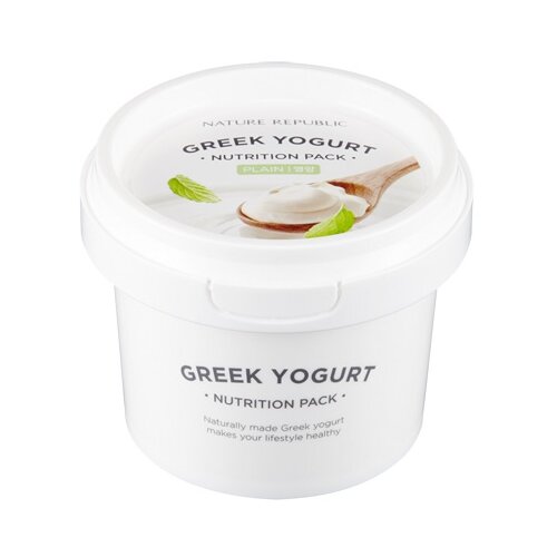 фото Nature republic йогуртовая маска greek yogurt с маслом жожоба, 130 мл