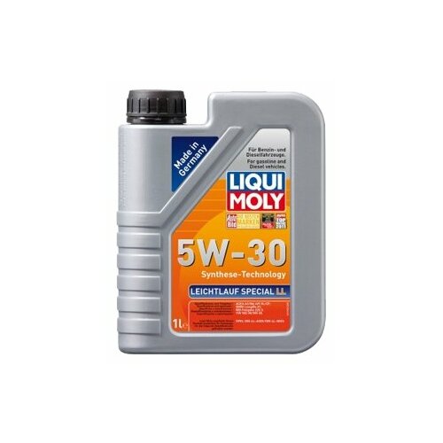 фото Синтетическое моторное масло liqui moly leichtlauf special ll 5w-30, 4 л
