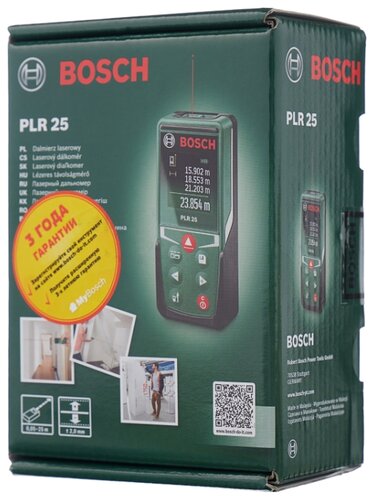 Лазерный дальномер BOSCH PLR 25 Лазерный дальномер BOSCH PLR 25