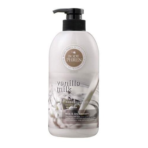 фото Лосьон для тела welcos body phren body lotion vanilla milk, бутылка, 500 мл