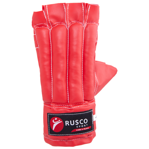 фото Перчатки снарядные, шингарды, кожзам, красно-сине-черный rusco (s) rusco sport