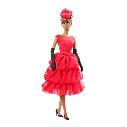 фото Кукла barbie маленькое красное платье, 29 см, cgt26