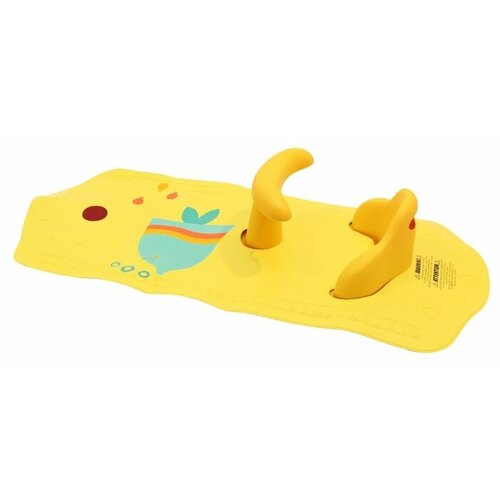 фото Коврик для ванны cо съемным стульчиком roxy kids bm-4091ch желтый / рыбка roxy-kids