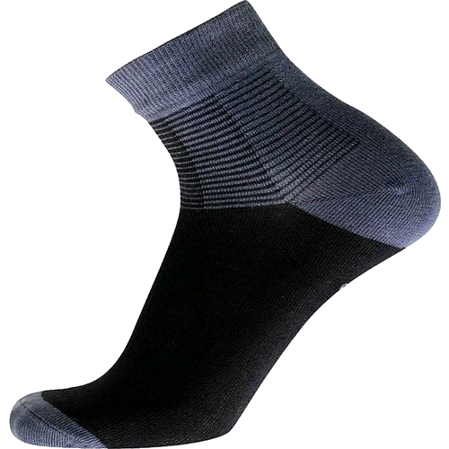 фото Мужские носки pantelemone, 1 пара, укороченные, быстросохнущие, нескользящие, воздухопроницаемые, износостойкие, размер 27(41-43), черный