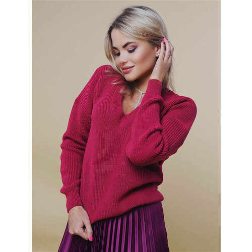 фото Пуловер wooly's, размер 44, розовый