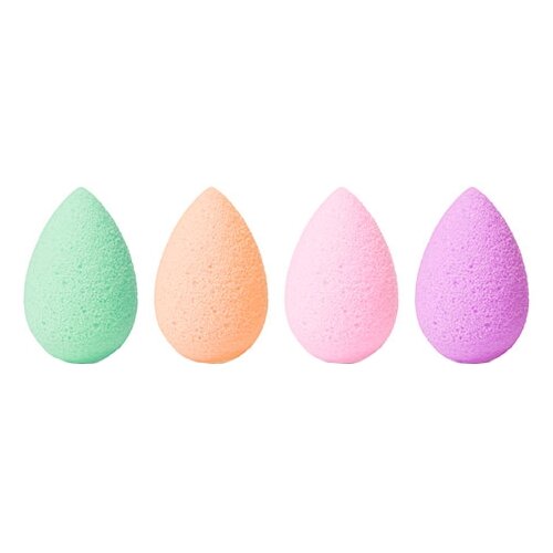 фото Набор спонжей beautyblender micro.mini correct.four, для лица, 4 шт. розовый/фиолетовый/зеленый/оранжевый