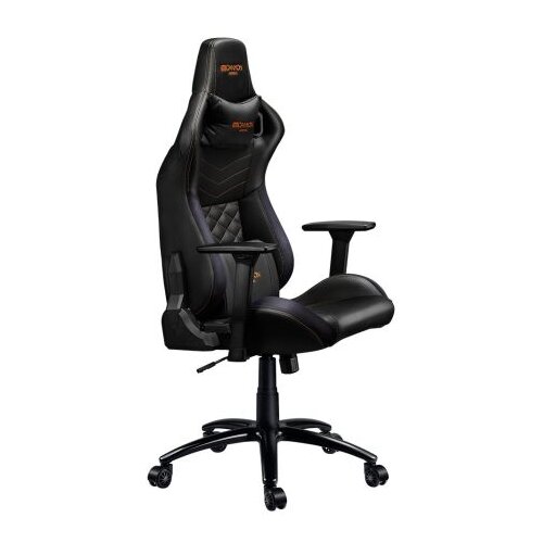 фото Компьютерное кресло canyon cnd-sgch7 игровое, обивка: искусственная кожа, цвет: черный