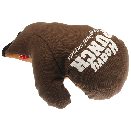 фото Игрушка для собак gigwi heavy punch боксерская перчатка (75435) коричневый