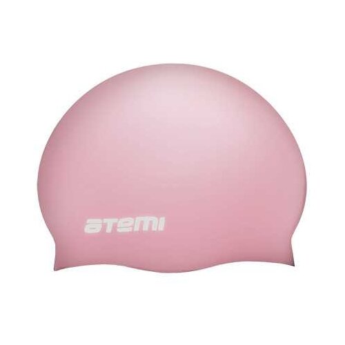 фото Шапочка для плавания atemi sc105 розовый 56-65 см