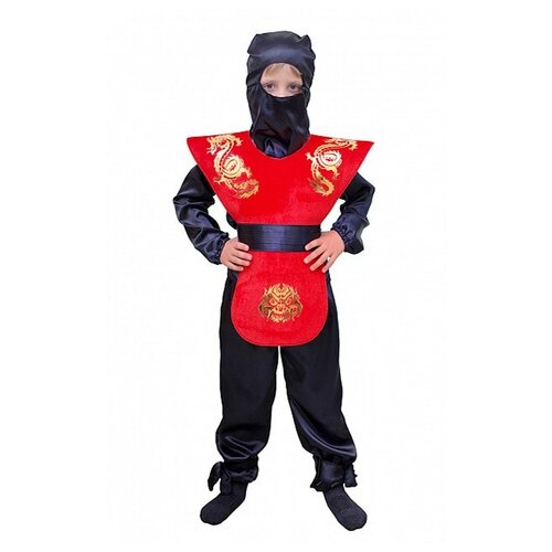 фото Детский карнавальный костюм ниндзя карнавалия, рост 122 см