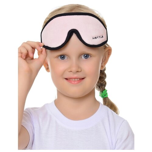фото Детская маска для сна 3d small ультра комфорт, розовый mettle