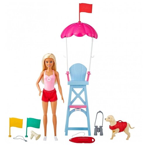 фото Игровой набор barbie пляжный спасатель, gtx69