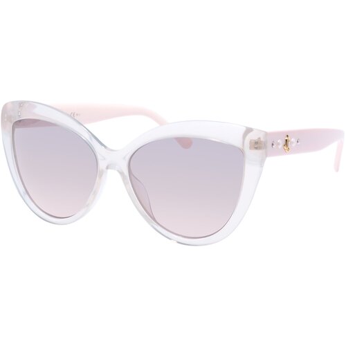 фото Солнцезащитные очки jimmy choo, кошачий глаз, для женщин, бесцветный