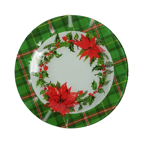 фото Доляна тарелка обеденная цветение 20 см зеленый