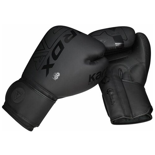 фото Боксерские перчатки rdx f6 kara черные 16 унций