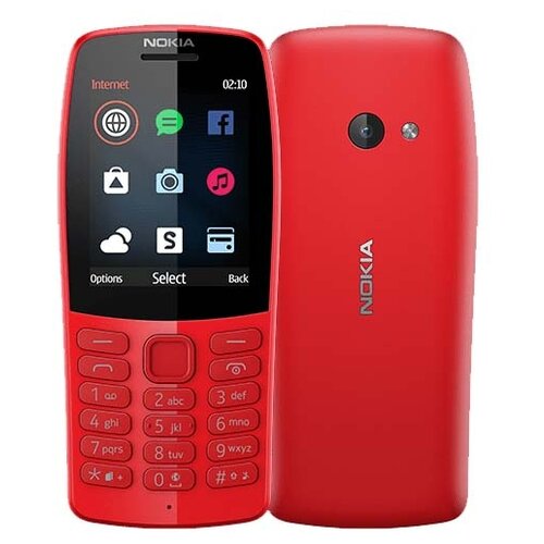 фото Телефон nokia 210, красный