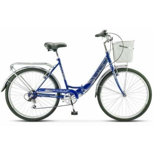 фото Велосипед складной stels pilot 850 26" темно-синий