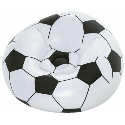 фото Кресло надувное футбольный мяч размер 114х112х71 см, от 6-ти лет (75010), нет бренда