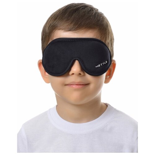 фото Детская маска для сна 3d small ультра комфорт, черный mettle