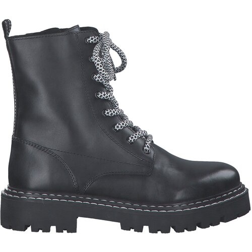 фото Ботинки marco tozzi, демисезон/зима,натуральная кожа, высокие, размер 37, черный