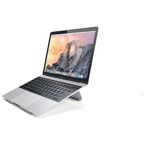 фото Подставка satechi aluminum portable & adjustable laptop stand для ноутбуков apple macbook. материал алюминий. цвет серый космос.