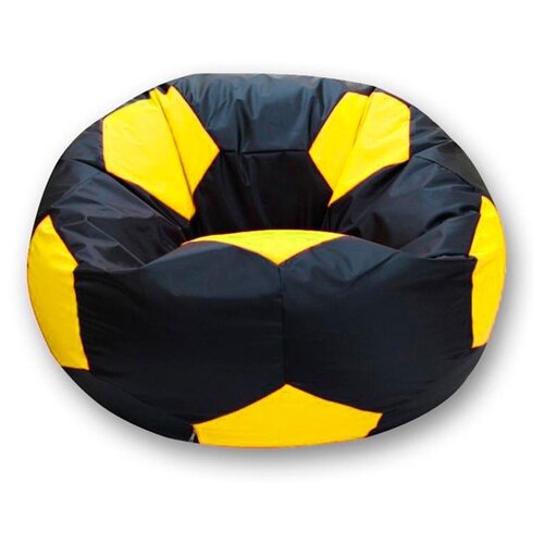 фото Mr.puff кресло-мешок футбольный мяч черно-желтый дюспо