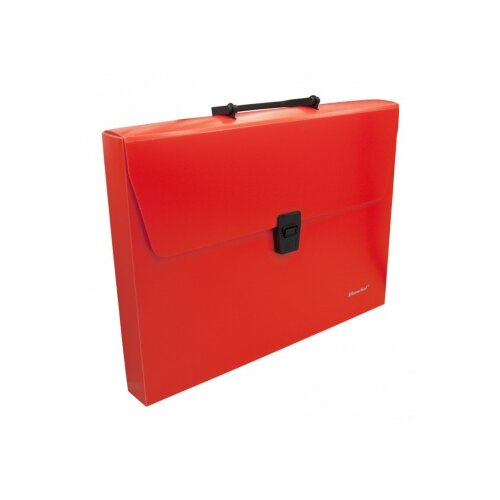фото Silwerhof папка-портфель а4, 1 отделение, пластик, оранжевый неон
