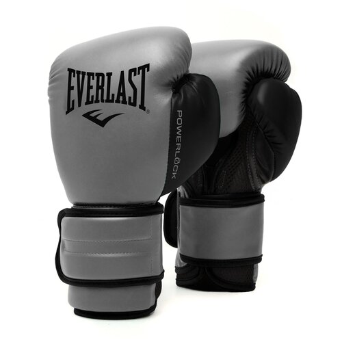 фото Перчатки тренировочные powerlock pu 2 сер - everlast - серый - 14 oz