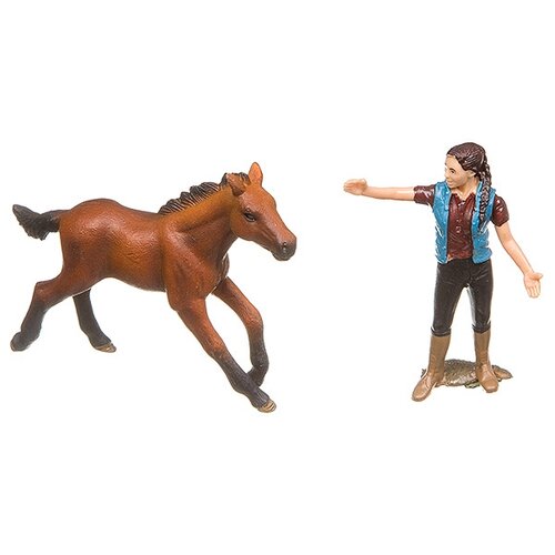 фото Игровой набор yako мир вокруг нас: лошадь и девочка h93732