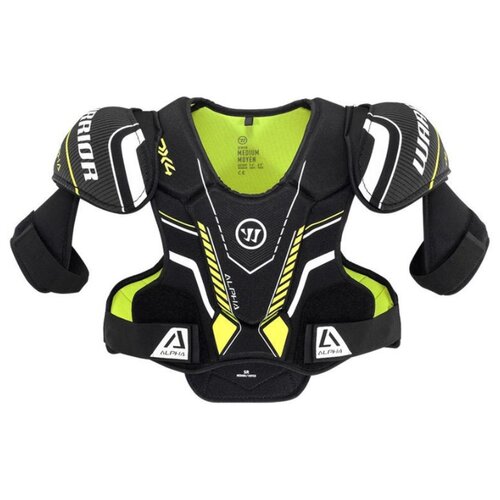 фото Защита груди/плеч "warrior alpha dx4 sr shoulder pads" арт.dx4spsr9-m,р.m,пласт.,синт.пен,пол.,чер