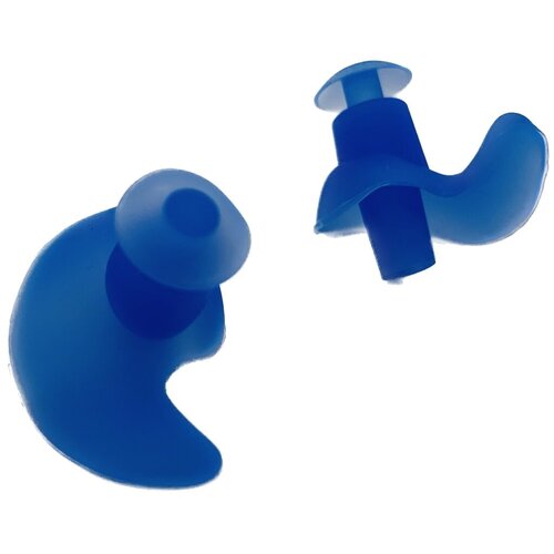 фото Беруши flat ray silicone molded ear plugs (синий)