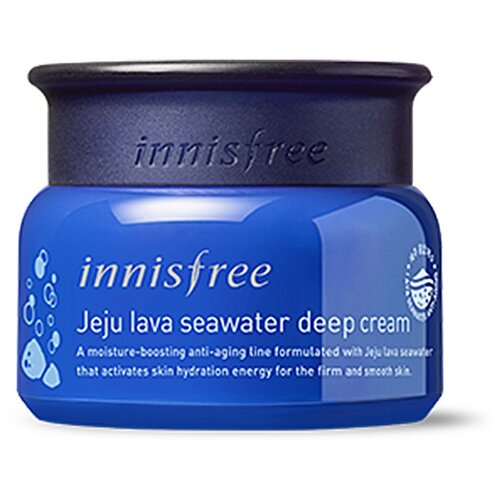 фото Innisfree Jeju Lava Seawater Deep Cream увлажняющий крем с вулканической морской водой, 50 мл