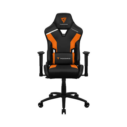 фото Компьютерное кресло thunderx3 tc3 игровое, обивка: искусственная кожа, цвет: tiger orange