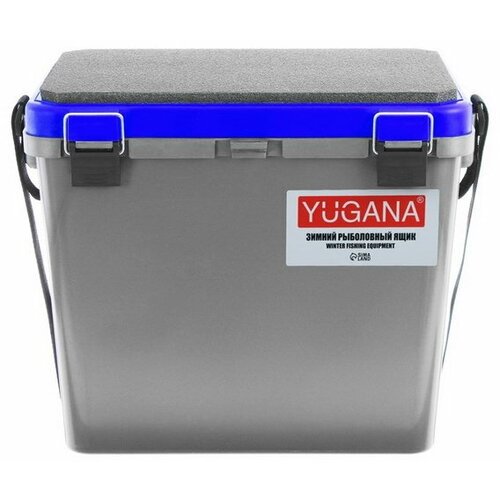 фото Ящик зимний односекционный, цвет серый/синий yugana