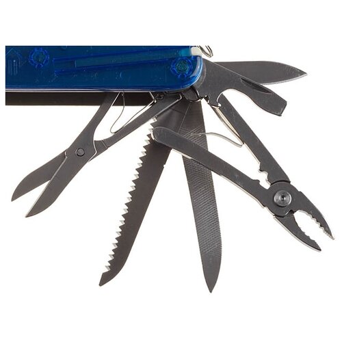 фото Нож многофункциональный зубр эксперт (47786) с чехлом синий