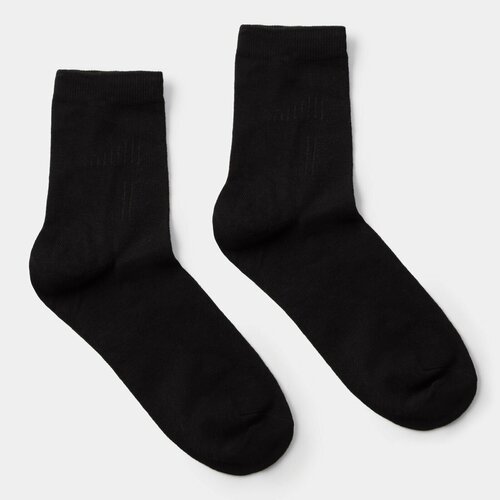 фото Мужские носки minaku, 1 пара, классические, на 23 февраля, размер 42-43, черный