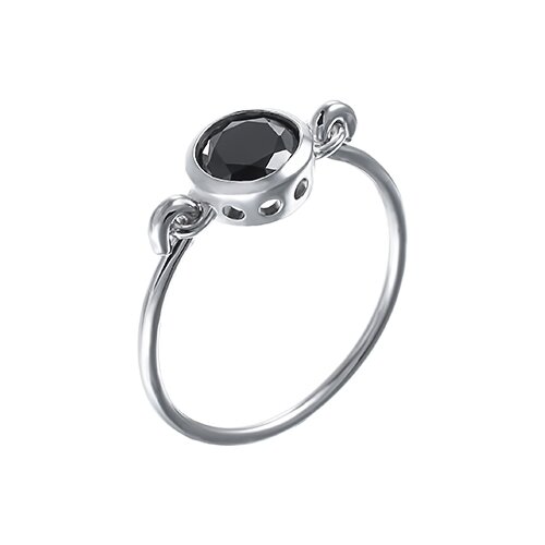 фото Jv кольцо с фианитами из серебра r150080b-ko-001-wg, размер 16