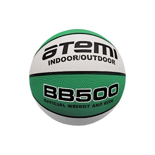 фото Мяч баскетбольный atemi bb500, размер 5, резина, 8 панелей