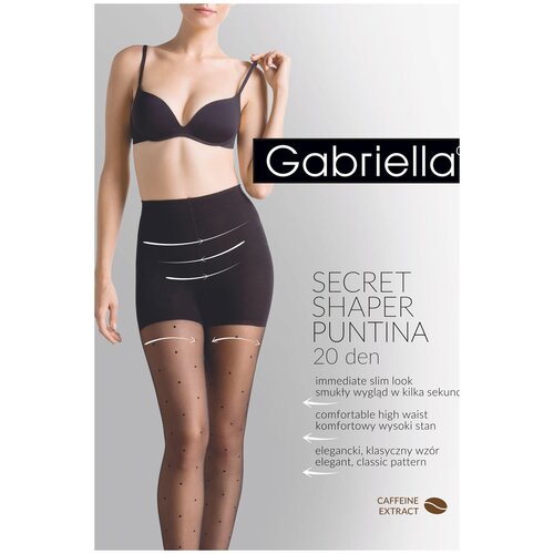 фото Колготки gabriella secret shaper puntina, 20 den, черный