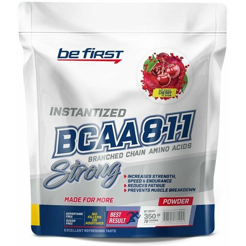 фото Be first bcaa 8:1:1 instantized powder (350г) вишня be-first