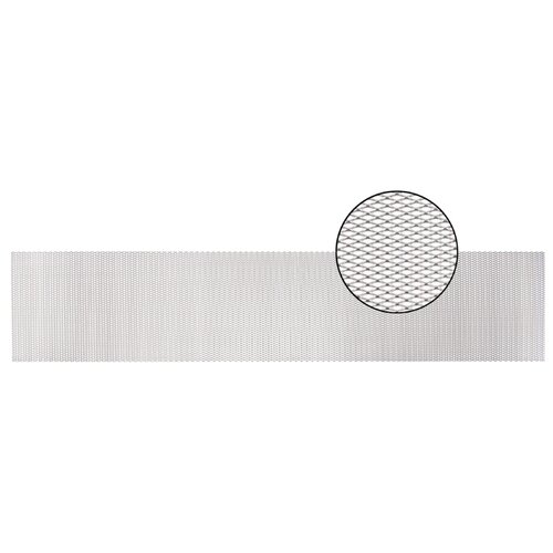 фото Облицовка радиатора (сетка декоративная) алюминий, 100 х 20 см, серебро, ячейки 10мм х 4мм kraft